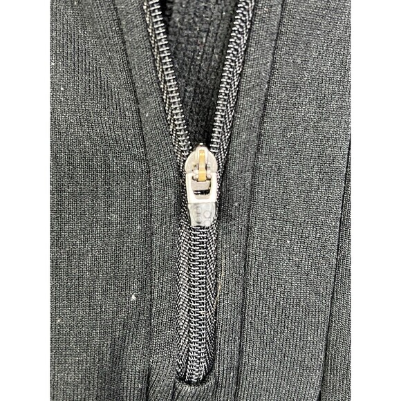 Patagonia Capilene Polartec Base Layer 1/4 Zip Men's Pullover XL Black Pocket - Picture 10 of 10